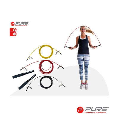 Weighted Jump Rope with Interchangable Ropes