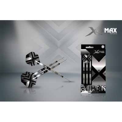 XQ Max Buran 25g 90% Tungsten Steeltip Dartset