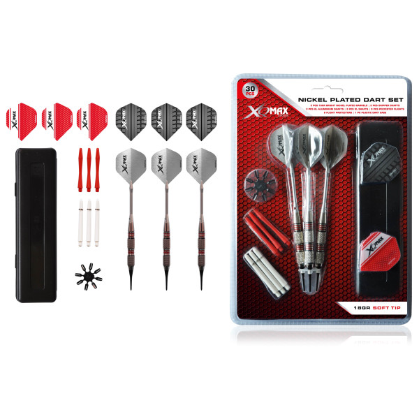 XQ Max Dartset 3pc - Nickel
