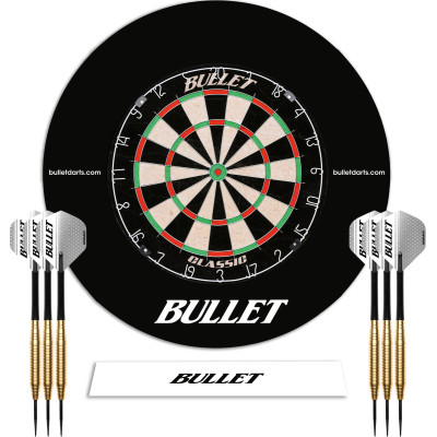 Bullet Darts Tournament Set With Black Surround