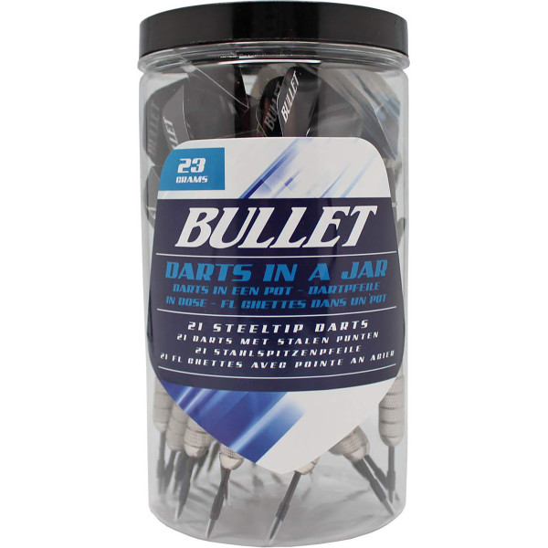 Bullet Jar With Black Cap