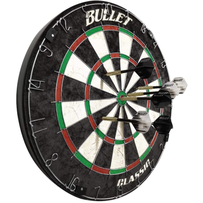 Bullet Dartboard Starter Set With Scoreboard and Pens