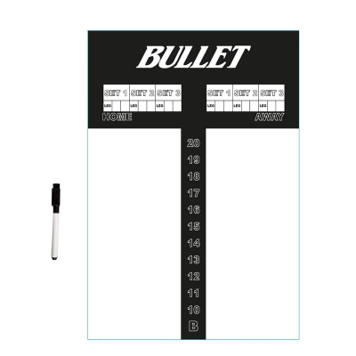 Bullet Dartboard Starter Set With Scoreboard and Pens