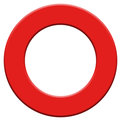 Bullet PU Darts Surround (Red)