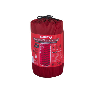 Insulated Static V Luxe Sleeping Pad - Red